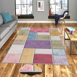 Conceptum Eexfab540 Alfombra Multicolor 80 x 120 cm
